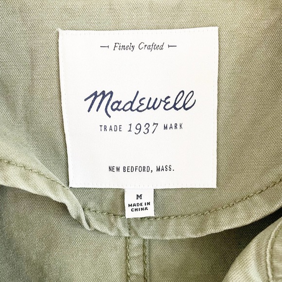 Madewell Olive Utility Jacket - Picture 2 of 10